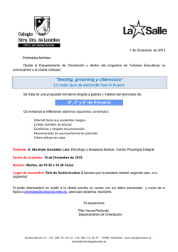 Convocatoria ciberacoso 2015.16
