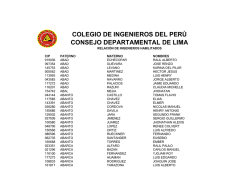 colegio de ingenieros del per&uacute; consejo departamental de lima