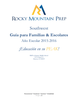 Southwest &iexcl;Educaci&oacute;n en su PEAK!