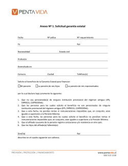 Anexo N&ordm; 1: Solicitud garant&iacute;a estatal