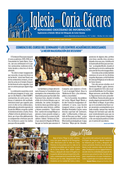 Elige la Vida - Di&oacute;cesis Coria