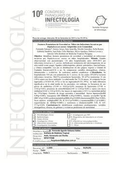 2. Factores Pron&oacute;sticos de Gravedad en Ni&ntilde;os con Infecciones