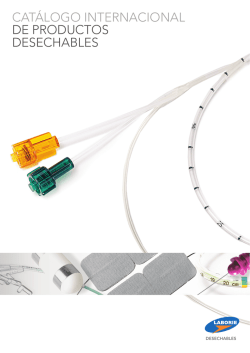 cat&aacute;logo internacional de productos desechables
