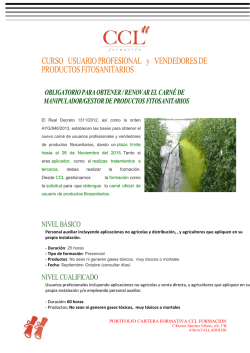 ficha curso fitosanitarios