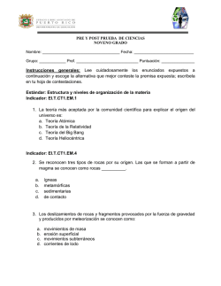 Prueba diagnostica 9no Grado COTEJADA