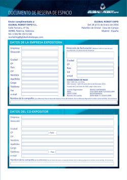 Formulario de Inscripci&oacute;n