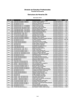 Grupos EA - Facultad de Econom&iacute;a
