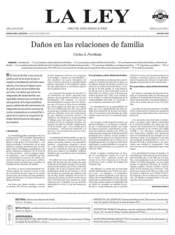 Da&ntilde;os en las relaciones de familia