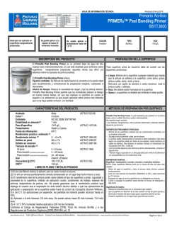 Boletin T&eacute;cnico - Sherwin Williams