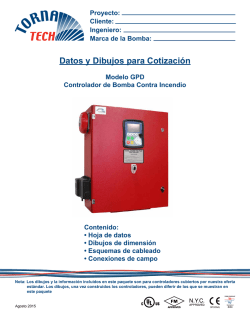 Datos y Dibujos para Cotizaci&oacute;n