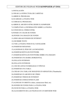 EDITOR DE P&Aacute;GINAS WEB KOMPOZER (4&ordm; ESO)