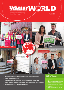 Nr.2 / 2015 - Wesser Job-Haus