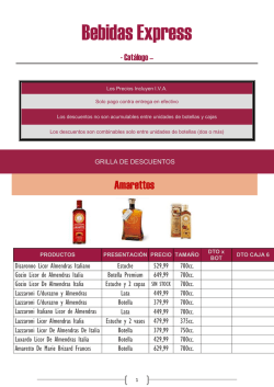 Cat&aacute;logo - Bebidas Express 123