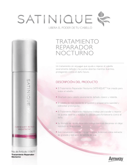 TraTamienTo reparador nocTurno