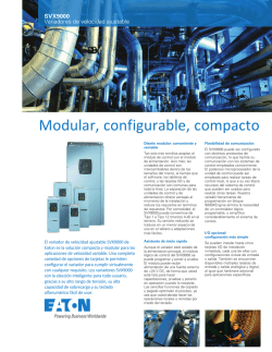 Modular, configurable, compacto