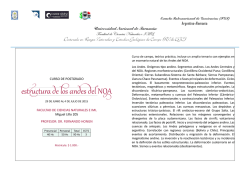 estructura de los andes del NOA - Facultad de Ciencias Naturales e