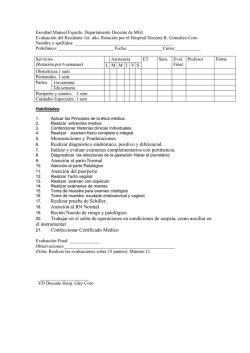 Mensuraciones y Ponderaciones Realizar