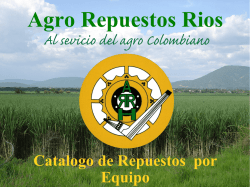 Catalogo de Repuestos por Equipo