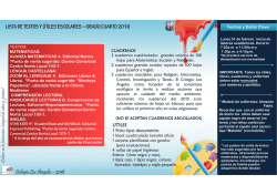 cuarto - Colegio Los Angeles