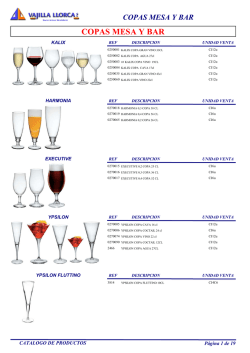 COPAS MESA Y BAR