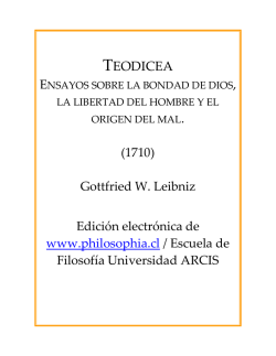 TEODICEA - La Escalera