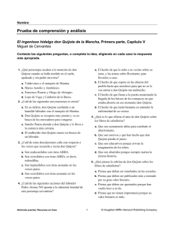 Prueba de comprensi&oacute;n y an&aacute;lisis