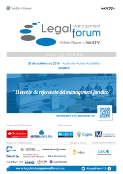 &ldquo;E event d referenci de managemen jur&iacute;dic &rdquo;