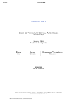 Sensor de Temperatura Corporal Automatizado