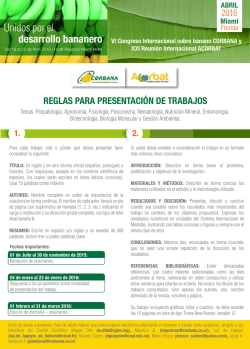 Descargar - Congreso Internacional de Banano