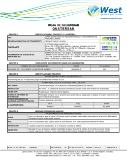 HOJA DE SEGURIDAD QUATERSAN