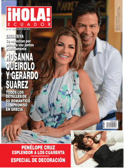 ROSANNA QUEIROLO Y GERARDO SU&Aacute;REZ