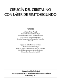 cirug&iacute;a del cristalino con l&aacute;ser de femtosegundo