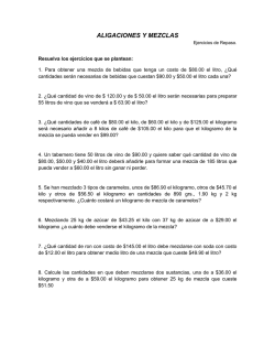 ALIGACIONES Y MEZCLAS (85775)