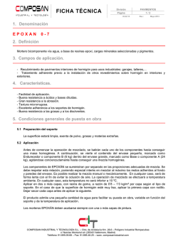 Epoxan 0-7 - Composan Industrial y Tecnolog&iacute;a