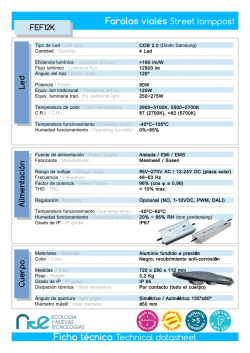 Farolas viales Street lamppost