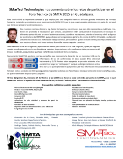 SMarTsol Technologies nos comenta sobre los retos
