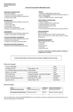 Sexto a&ntilde;o B&aacute;sico - Colegio Tierra del Fuego