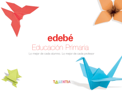 Profesor - Edeb&eacute; Primaria