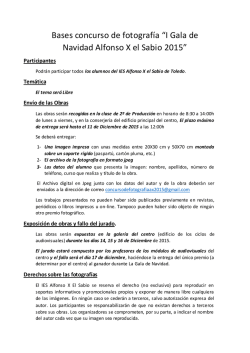 Bases concurso - IES Alfonso X el Sabio