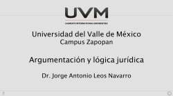 Sesi&oacute;n 5 - Argumentaci&oacute;n Jur&iacute;dica