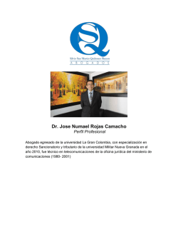 Dr. Jose Numael Rojas Camacho