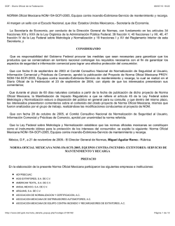 NOM-154-SCFI-2005