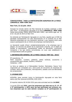 Convocatoria PDF