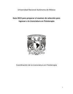 gu&iacute;a de estudio para el examen de ingreso a la licenciatura