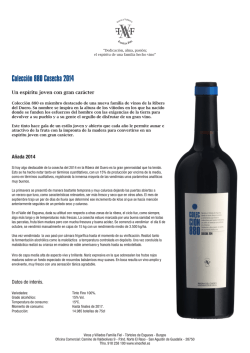 Colecci&oacute;n 880 Cosecha 2014