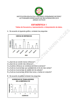 ESTAD&Iacute;STICA 1
