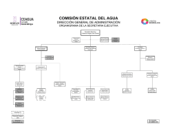 Organigrama - Comisi&oacute;n Estatal del Agua de Morelos