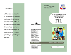 Triptico FIL - Escuela Rep&uacute;blica del Ecuador.