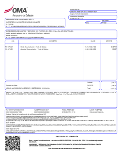 39989, Bien Arrendado: LOC01-CUL VENTA DE BOLETOS