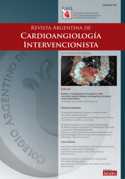 2015 completo - Revista Argentina de Cardioangiolog&iacute;a